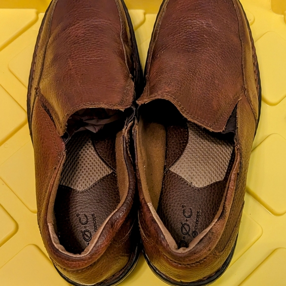 Born Concept BOC Mens Size 11 Brown Casual Classic Slip On Shoes Loafers - Picture 2 of 7